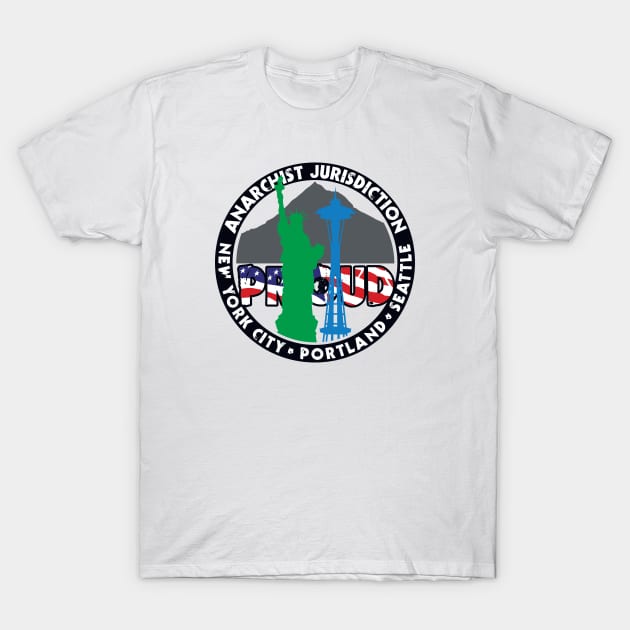 Anarchist Jurisdiction Proud T-Shirt by PeregrinusCreative